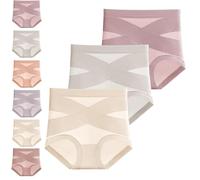 Doveloom Panties, Doveloom - Ultimate Comfort Leakproof and Shaping Panties, Women's High Waisted Leakproof Underwear (3PC-A,XXL)