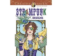 Dover DOV-99197 Steampunk Coloring Book (Creative Haven Coloring Books)