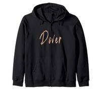 Dover New Hampshire Vintage elegant design Zip Hoodie