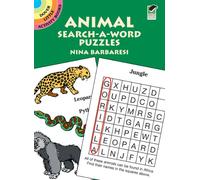 Dover Publications-Animal Search-A-Word Puzzles Book Dover Publications-Animal Search-A-Word Puzzle
