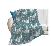 Doves Birds Pattern Cute Throw Blanket Super Soft Blankets for Fall And Winter Couch Sofa Bedroom 30"*40"(76 * 100cm)