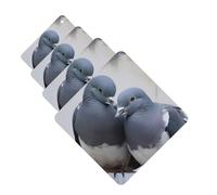 Doves Car Air Fresheners Cards Set of 4 Pieces Personalized Car Fresheners Gifts for Men Women Auto Aromatherapy Tablets Hanging Scented Cards for Wardrobe Bathroom