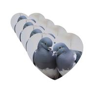 Doves Car Air Fresheners Cards Set of 4 Pieces Personalized Car Fresheners Gifts for Men Women Auto Aromatherapy Tablets Hanging Scented Cards for Wardrobe Bathroom