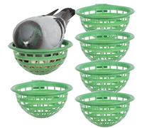 Doves Container Pack - 6 Count Mating Fence Plate, Plumage Laying Pot | Budgerigar Small Parrot Supplies