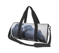 Doves Duffle Bag for Women Men Personal Item Travel Bags Canvas Weekender Overnight Bag Lightweight Sports Tote Gym Bag Carry On Luggage Bag, Black, One Size