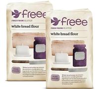 Doves Farm Gluten & Wheat Free White Bread Flour Blend (1Kg) - Pack of 2