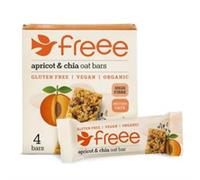 Doves Farm Org GF Apricot & Chia Oat Bar 4 x 35g