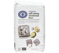 DOVES FARM Organic 100% Wholemeal Self Raising Flour Stoneground 1kg (PACK OF 5)