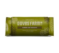 Doves Farm Organic Ginger Oat Biscuits 200g roll-pack