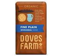Doves Farm Organic Plain Fine Wholemeal Flour 1kg