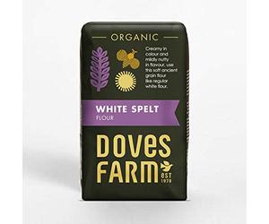 Doves Farm Organic Speciality White Spelt Flour 1 kg (Pack of 5)