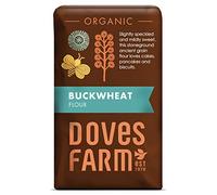 Doves Farm Organic Stoneground Wholemeal Buckwheat Flour, 5000 gram, (Pack of 5)