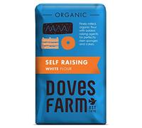 Doves Farm Organic White Self Raising Flour 1 kg (Pack of 5)