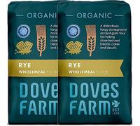 Doves Farm Rye Flour Wholegrain Organic - 2 X 1Kg