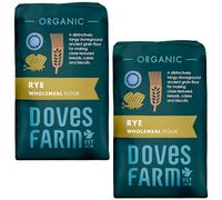 Doves Farm Rye Flour Wholegrain Organic - 2 X 1Kg