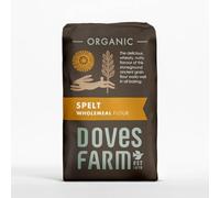 Doves Farm Spelt Flour Wholegrain 1kg Refill- Premium Stoneground Baking Flour