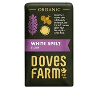 Doves Farm White Spelt Flour, Ancient Grain, Mildly Nutty, Soft White Baking Flour, 1kg