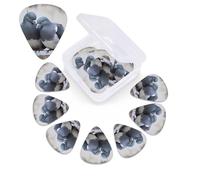 Doves Guitar Picks 12 Pack Plectrums with Organizer Box, 3 Different Thickness Includes Thin Medium Heavy Picks