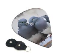 Doves Guitar Picks 6-Pack - Pick Set (0.46mm / 0.71mm / 0.96mm) Suitable For Guitar And Ukulele Playing