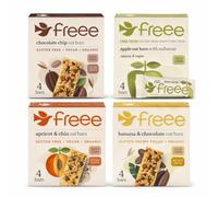 Doves Mixed Flavour Flapjacks 35g x 16 Bars | 4 Boxes of 4 Individually Wrapped Oat Bars | Chocolate Chip, Apple & Sultana, Apricot & Chia, Banana & Chocolate | Vegan & Gluten Free