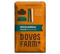 Doves Organic 100% Strong Wholemeal Bread Flour 1.5kG (PACK OF 2)