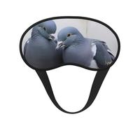 Doves Sleep Mask for Women Girls Men Soft Comfortable Eye Mask with Adjustable Strap Blackout Eye Sleep Shade Cover for Travel Yoga Nap Shift Work
