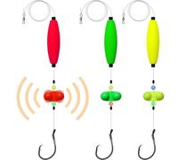 Dovesun Catfish Rigs - Catfish Fishing Bobbers Float Rigs - 5/0, 6/0, 8/0 Circle Hooks - 3PCS