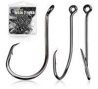 Dovesun Circle Hooks for Catfish 2X Strong 50PCS Catfish Hooks Octopus Circle Hooks for Sea and Freshwater 7/0