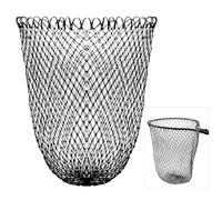 Dovesun Fishing Net Fish Landing Net Foldable Fishing Replacement Net for Freshwater Saltwater Without Handle Black