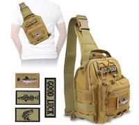 Dovesun Small Fishing Backpack, Waterproof Fly Fishing Single Shoulder Fishing Bag Tackle Bag with Tackle Boxes