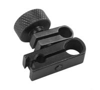 Dovetail Clamp for Dial Indicator, Steel Construction, 4mm/6mm/8mm Aperture Sizes, Black, Industrial Measurement & for CNC Machining Use