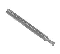 Dovetail End Mill Cutter Carbide 2 Flute Metric Metalwork Cutting Tool, 3mm Shank Dovetail Milling Cutter for Precision Woodworking and Metal Machining (3 X 70 Degree X 40L)