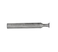 Dovetail End Mill Milling Cutter, 4 Flute Carbide Cutting Tool with Universal Shank for Stainless Steel and Alloy Steel, Metric Dovetail Bit for Lathe Work (60 Degree)