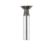 Dovetail Gear Milling Cutter, Straight Handle 55 Degrees, End Mill High Speed Steel(32mm)