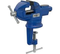 Dovetail Hobby Vice - 50mm Jaw Opening - Swivel Base - Iron Construction