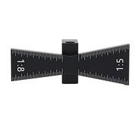 Dovetail Jig and Marker Tool for Woodworking Carpentry Projects with 1:5 and 1:8 Ratios Precision Aluminium Alloy Joinery Tool for Furniture Making