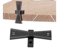 Dovetail Marker,Wood Joints Gauge Marking Jig,Dovetail Guide Tool,with Scale 1:5/1:8,for Carpentry Woodworking Wood Projects Craft