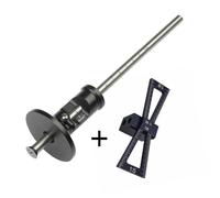 (Dovetail Marking Gauge+Euro Marking Gauge) Jig Wheel Marking Gauge Tool Set for Woodworking - Precision Measuring & Marking, Durable Aluminum & Stainless Steel