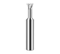 Dovetail Milling Cutter, 45 60 75 Degree Carbide Tungsten Steel End Mills Chamfer Milling Cutters for Metals Aluminum(45 Degree,UNCOATED_D4X50L)