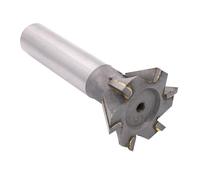 Dovetail Milling Cutter，Angle：45°/60°，T-Slot Tungsten Carbide CNC Tool 12-60mm(D25x100Lx4T-45°)
