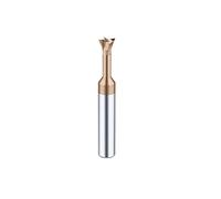 Dovetail Milling Cutter HRC55 Coated Tungsten Steel Carbide Slotting End Mills 75° 60° 45° Chamfering CNC (3 mm -60°)