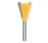 Dovetail Router Bit Tungsten Steel Alloy 1/4 Inch Shank Sharply Efficient Woodworking Router Bit for Wood Grooving and Craft Making (6 * 3/4) (6 * 1)