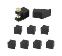 Dovetail Saw Guide, Aluminum Alloy Woodworking Angle Jig with Magnets for 45°/90° Cuts, Includes 1:4 to 1:9 Modules