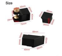 Dovetail Saw Guide for Woodworking - Adjustable 1:4 to 1:9 Ratio Angle Gauge with 45° & 90° Marking Slots - Plastic Carpenter Measuring Tool for T