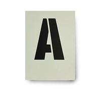 Dovetails Vintage Big Letter A Stencil 120 mm Tall Modern Alphabet Style