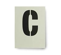 Dovetails Vintage Big Letter C Stencil 120 mm Tall Modern Alphabet Style