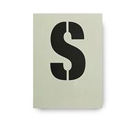 Dovetails Vintage Big Letter S Stencil 120 mm Tall Modern Alphabet Style