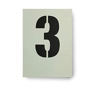 Dovetails Vintage Big Number 3 Stencil 120 mm Tall Large Number Three Stencil