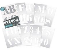 Dovetails Vintage Letter Stencil 100 mm Tall French Style Capital Letters and Numbers