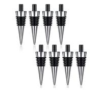Dovhmoh 8 Pieces Metal Cork Blank Wine Stopper Kit Reusable Wine Stopper Insert Set Hardware for Wedding Wine Party Bar Turning